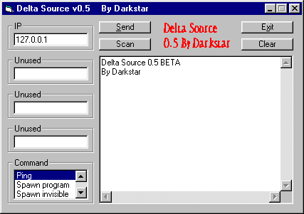 Delta Source GUI screenshot