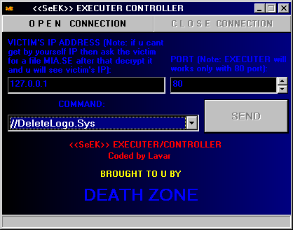 Executer v2 GUI screenshot